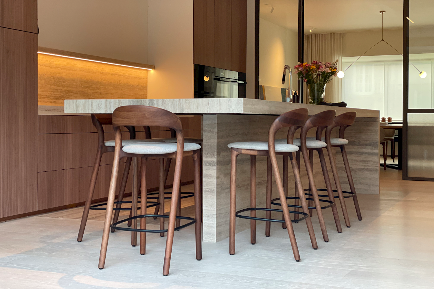 Neva Light Bar Chair by Regular Company for Artisan | Solid Wood